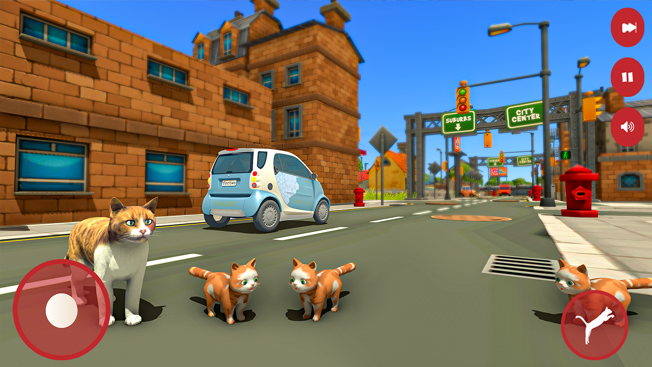 My Cute Cat Simulator Pet Game virtual Cat Kitten & Dog Pet Simulator