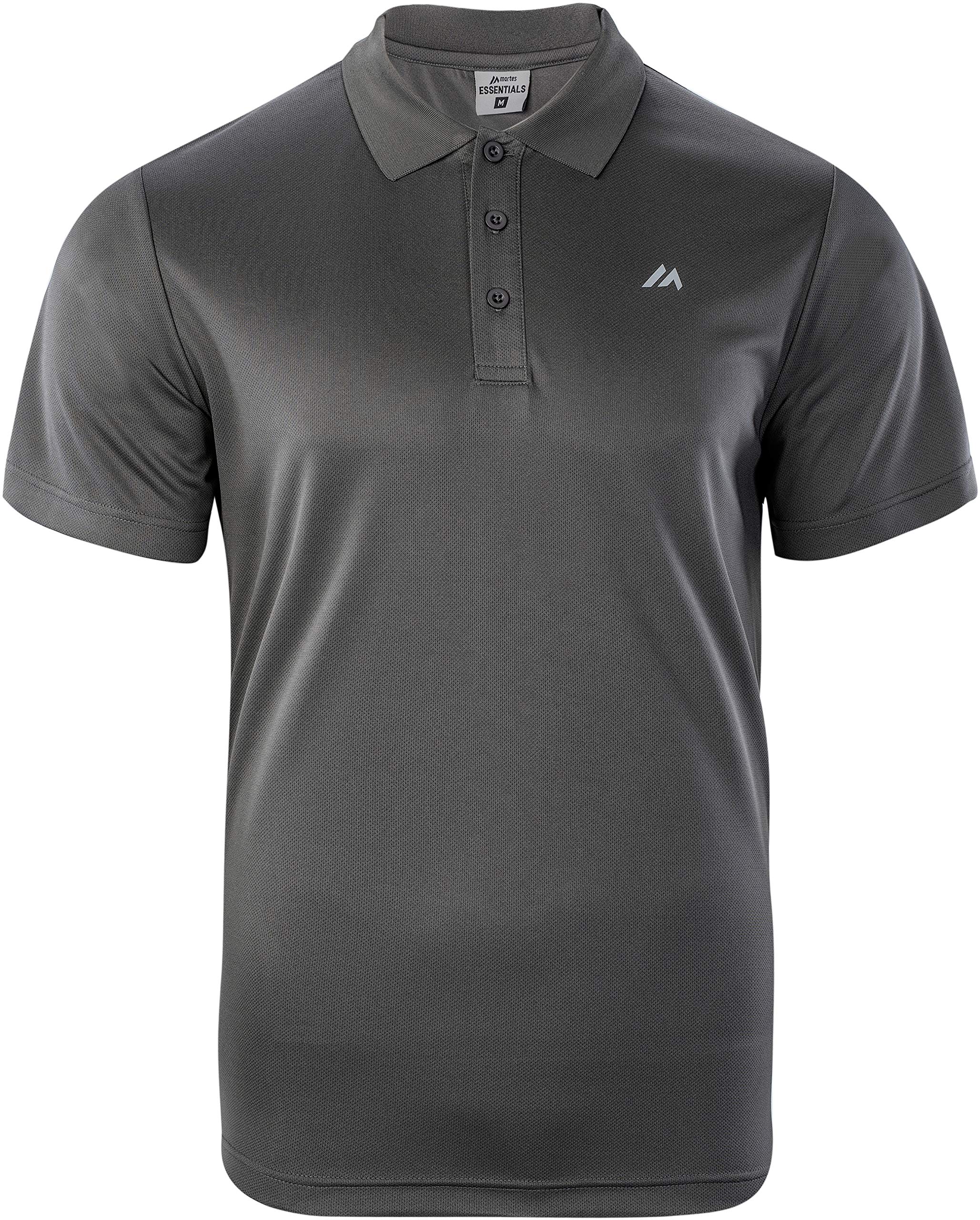 Martes Essentials Men's Gris Polo Nodim