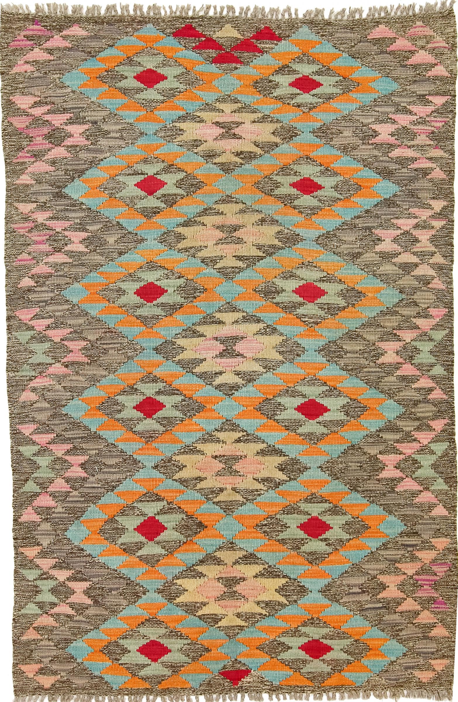 Tapis Kilim Afghan 100x148 laine : fini les tapis froids et fragiles avec le tissé main