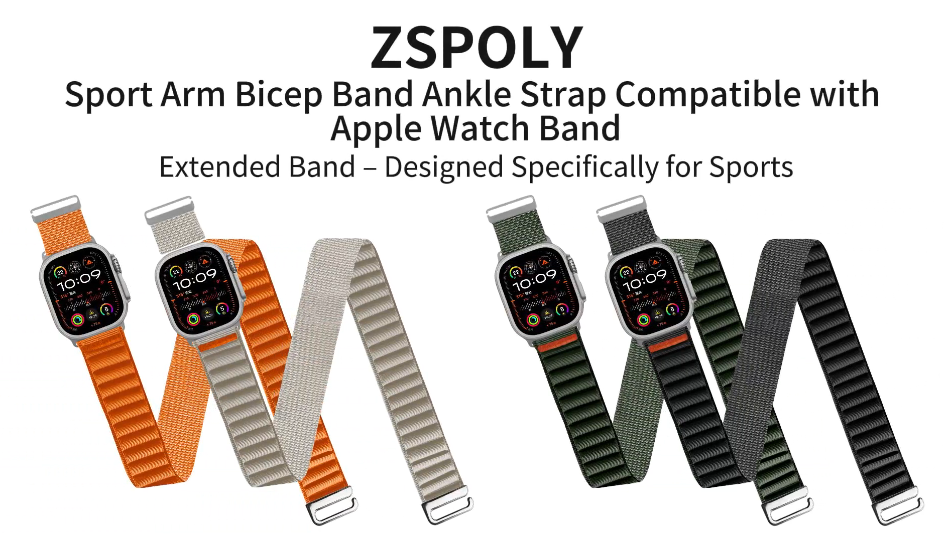 Amazon.com: Zspoly Alpine Loop Sport Arm Bicep Band Ankle Strap
