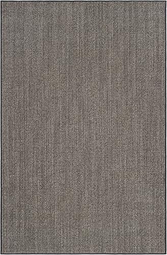 Miniatura 2 de MARTHA STEWART x SAFAVIEH MSR9501F - Alfombra decorativa de yute y sisal de 4 x 6 pies, color carbón