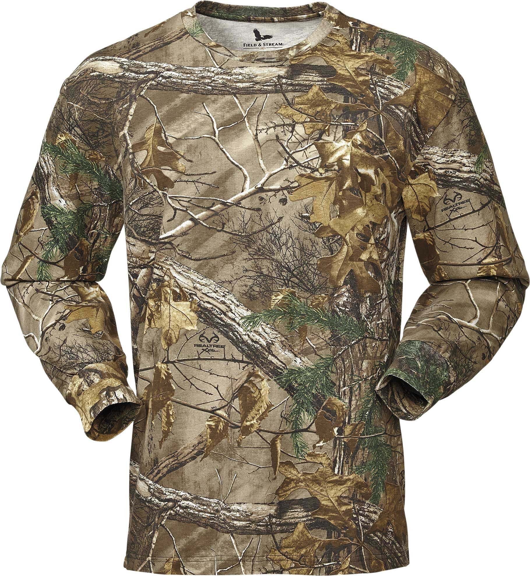 Amazon.co.jp: フィールド&ストリームメンズ迷彩長袖シャツ( Realtree 