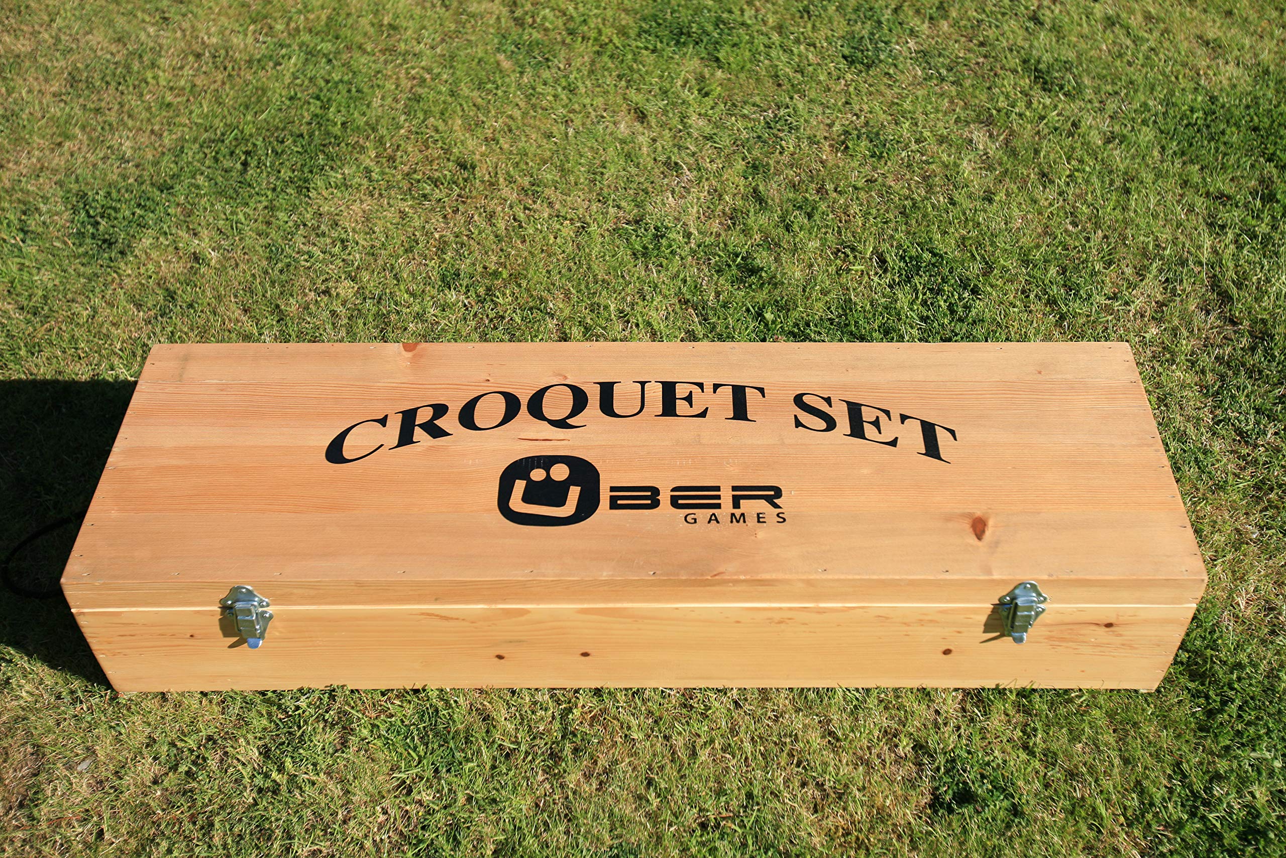 Caisse de rangement en bois pour Croquet 6 joueurs