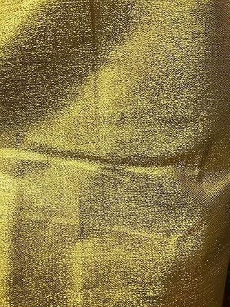 Kenzie Gold Light Weight Lame Fabric by the Yard - 10059