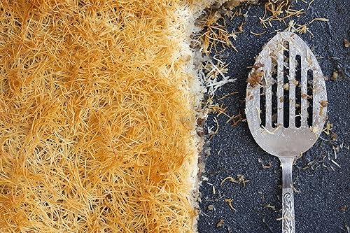 Miniatura 6 de Kral Kataifi - Masa de fillo triturada, masa de repostería seca Kadayif, Kataifi, uno de los postres turcos endulzados con jarabe más populares,