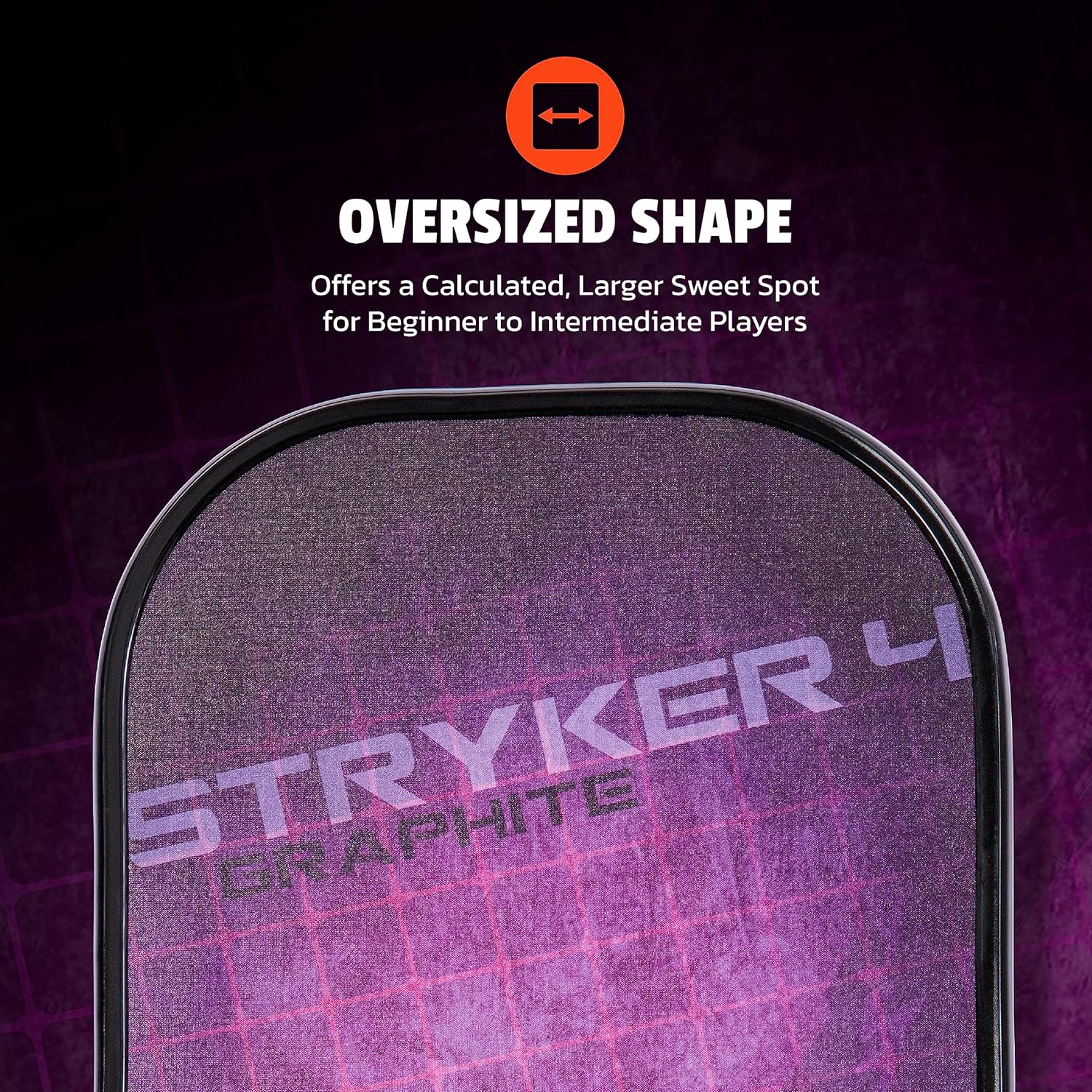 Onix Graphite Stryker Pickleball Paddle Features Oversized, Nomex, Paper Honeycomb Core, and Graphite Face - Image 5