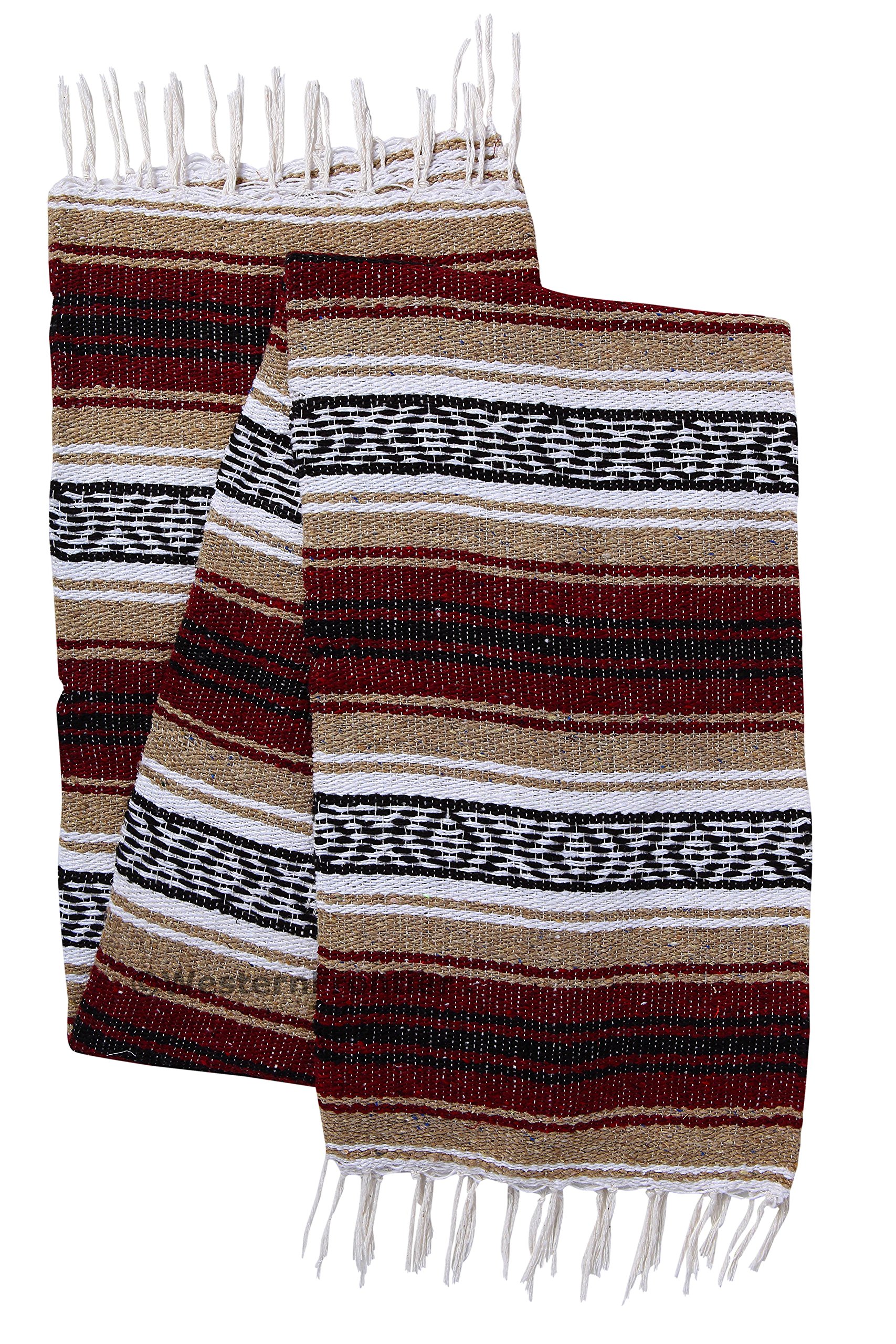 El Paso Designs Mexican Yoga Blanket Colorful Falsa Serape Camping
