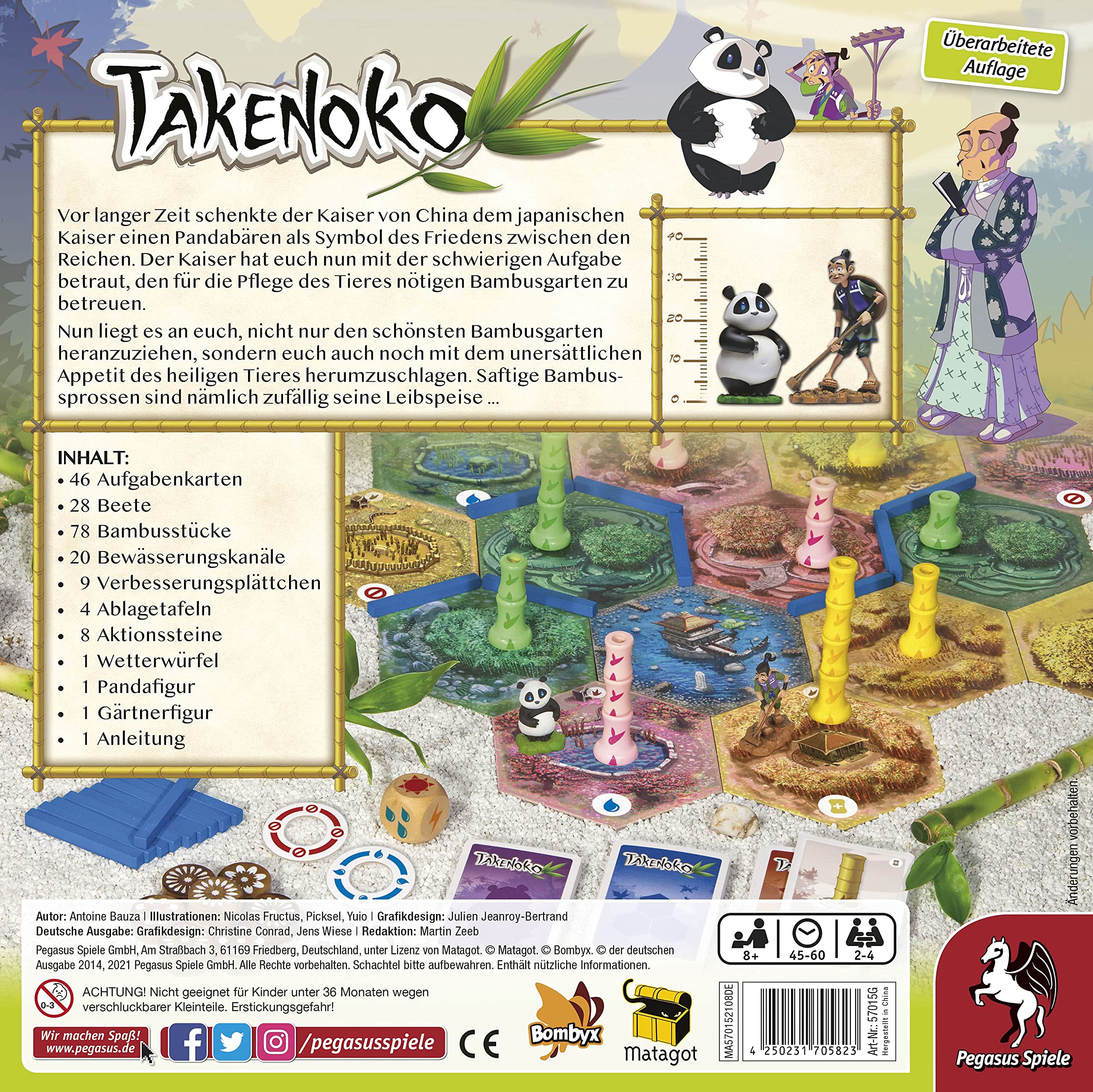 Asmodee - Takenoko, Juego de Mesa (versión en alemán)
