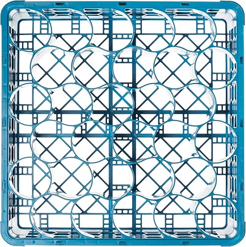 Miniatura 2 de Carlisle FoodService Products RW3014 OptiClean NeWave 30 Compartment Glass Rack with 1 Extender, Blue (Pack of 4)