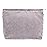 PAZIMIIK Makeup Bag Large Zipper Corduroy Make Up Pouch for Purse Travel Canvas Cosmetic Organizer for Women Brush Storage,Grey