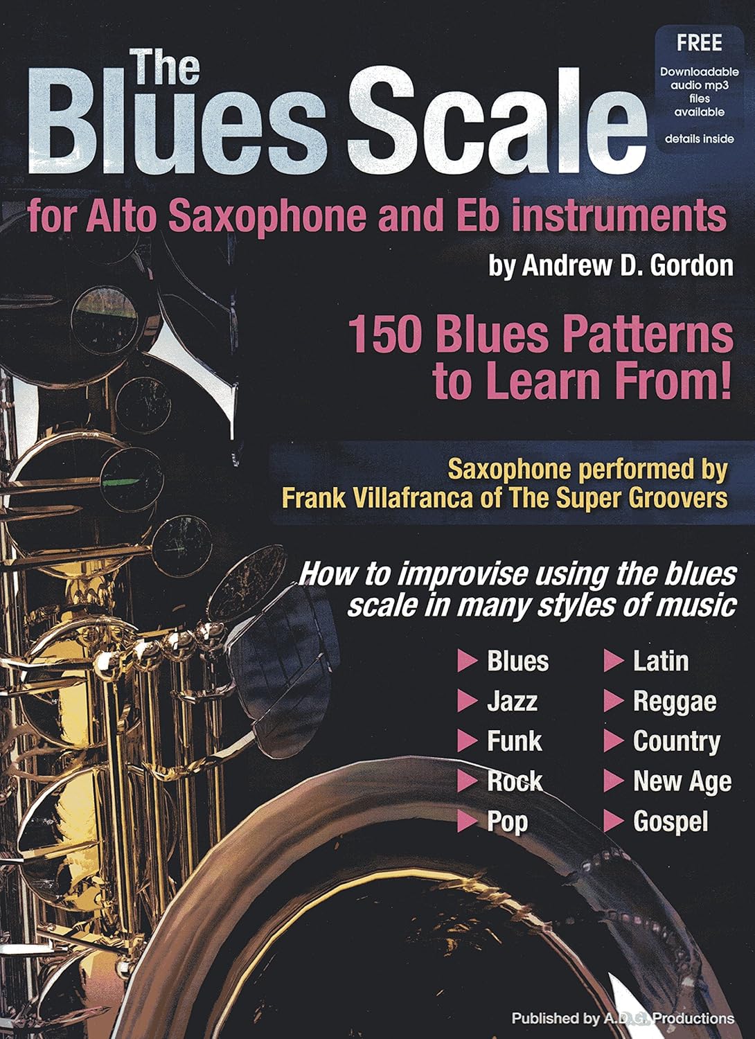 The Blues Scale For Alto Saxophone and Eb instruments Book/digital ...