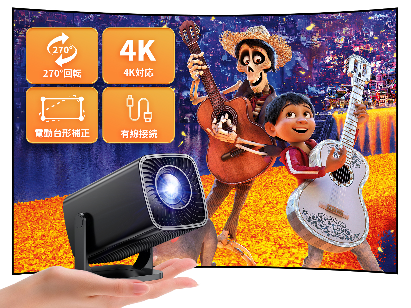 Amazon.co.jp: 【業界超小型310g！2026年最新登場！スマホ接続可能◎超