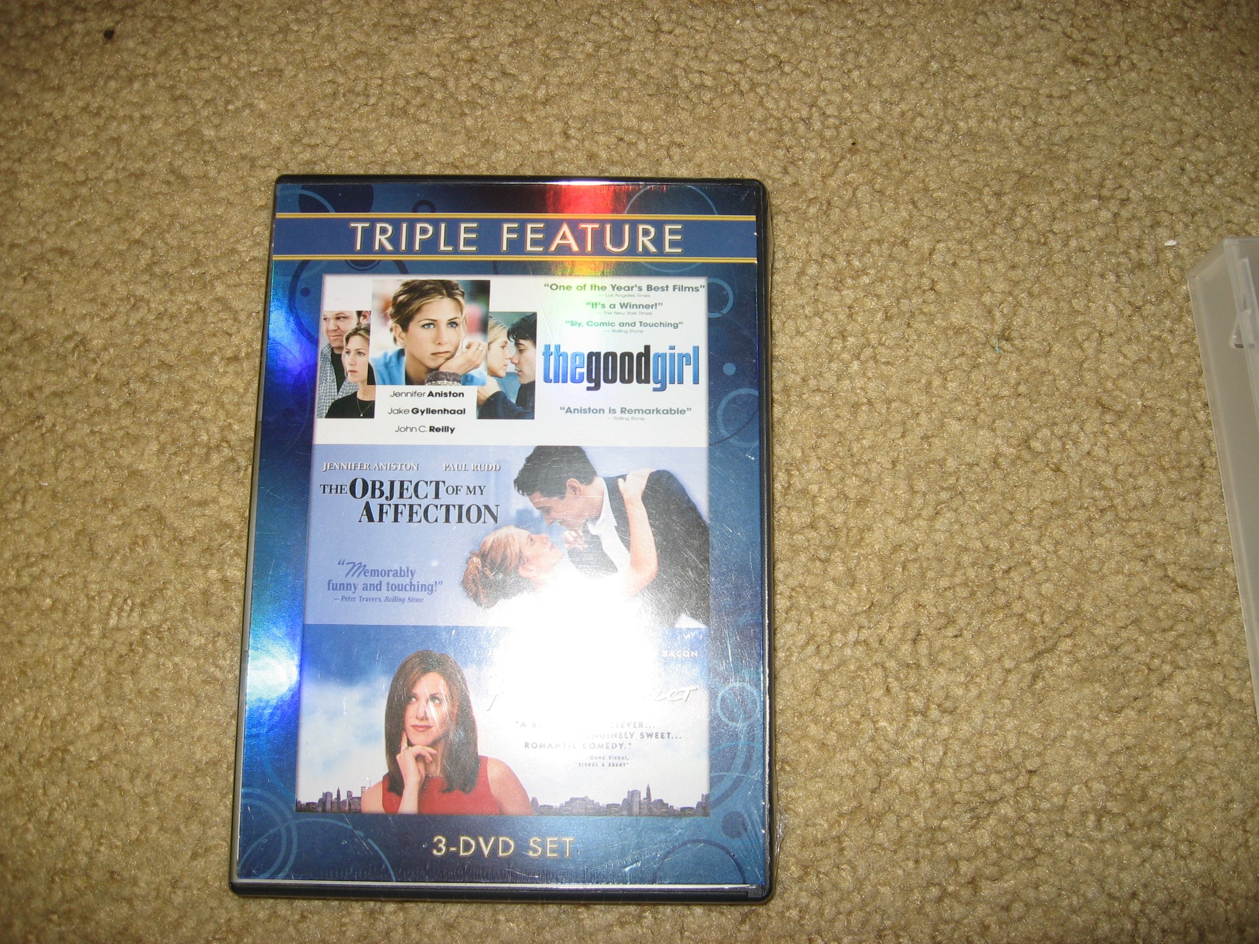 Triple Feature Jennifer Aniston en DVD: Trilogía de películas de comedia de Hollywood