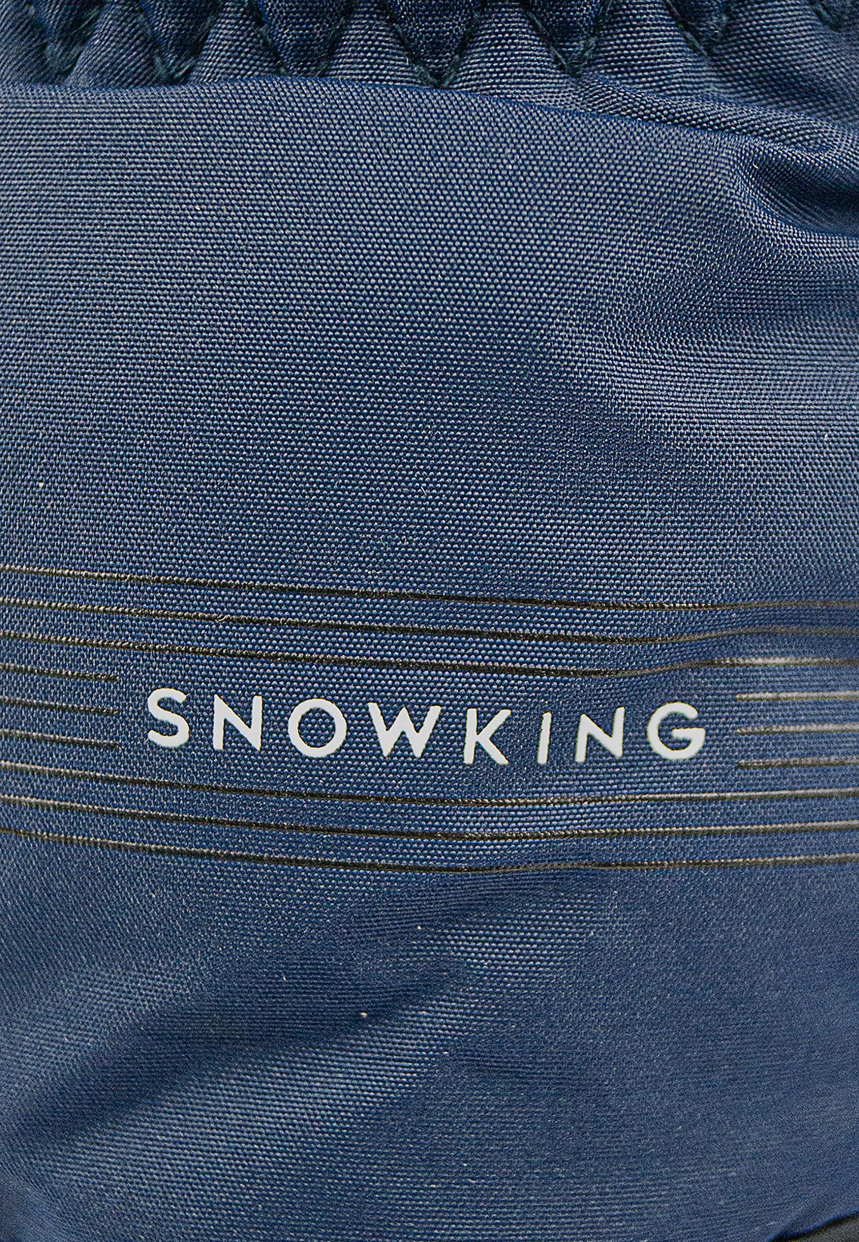 Reusch Męskie rękawiczki narciarskie Snow King Gwarantowane wiatroszczelne i bardzo oddychające rękawice softshellowe rękawice śniegowe rękawiczki zimowe 9, czarne/niebieskie