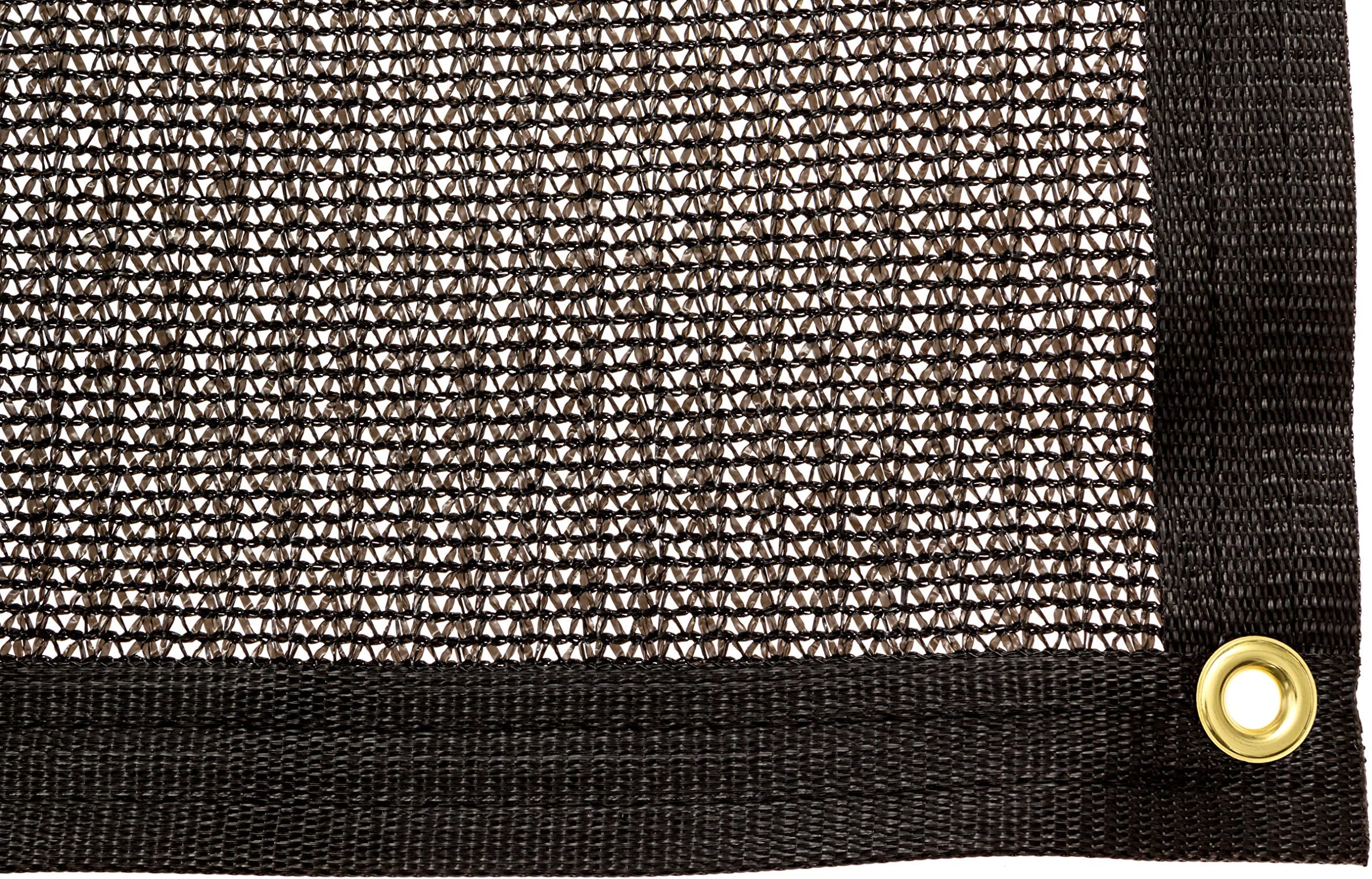 Be Cool Solutions 80% Black Outdoor Sun Shade Canopy: UV Protection Shade Cloth| Lightweight, Easy Setup Mesh Canopy Cover with Grommets| Sturdy, Durable Shade Fabric for Garden, Patio & Porch 12'x20'