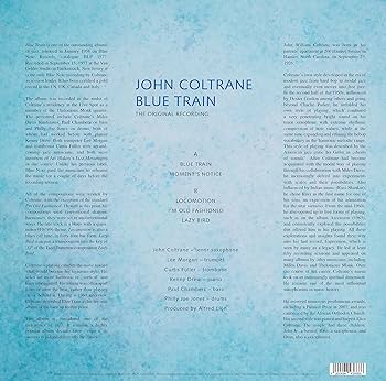 Amazon.com: John Coltrane - Blue Train - Limited Edition