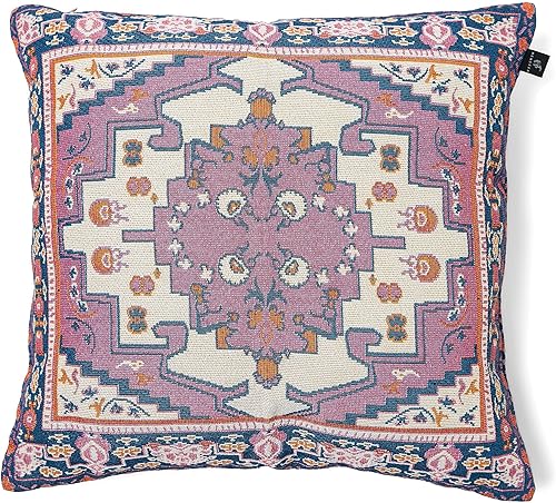 Fundas de almohada bohemias, 18 x 18 pulgadas, fundas de almohada bohemias tejidas sin decoloración, almohadas decorativas de tacto vintage, fundas