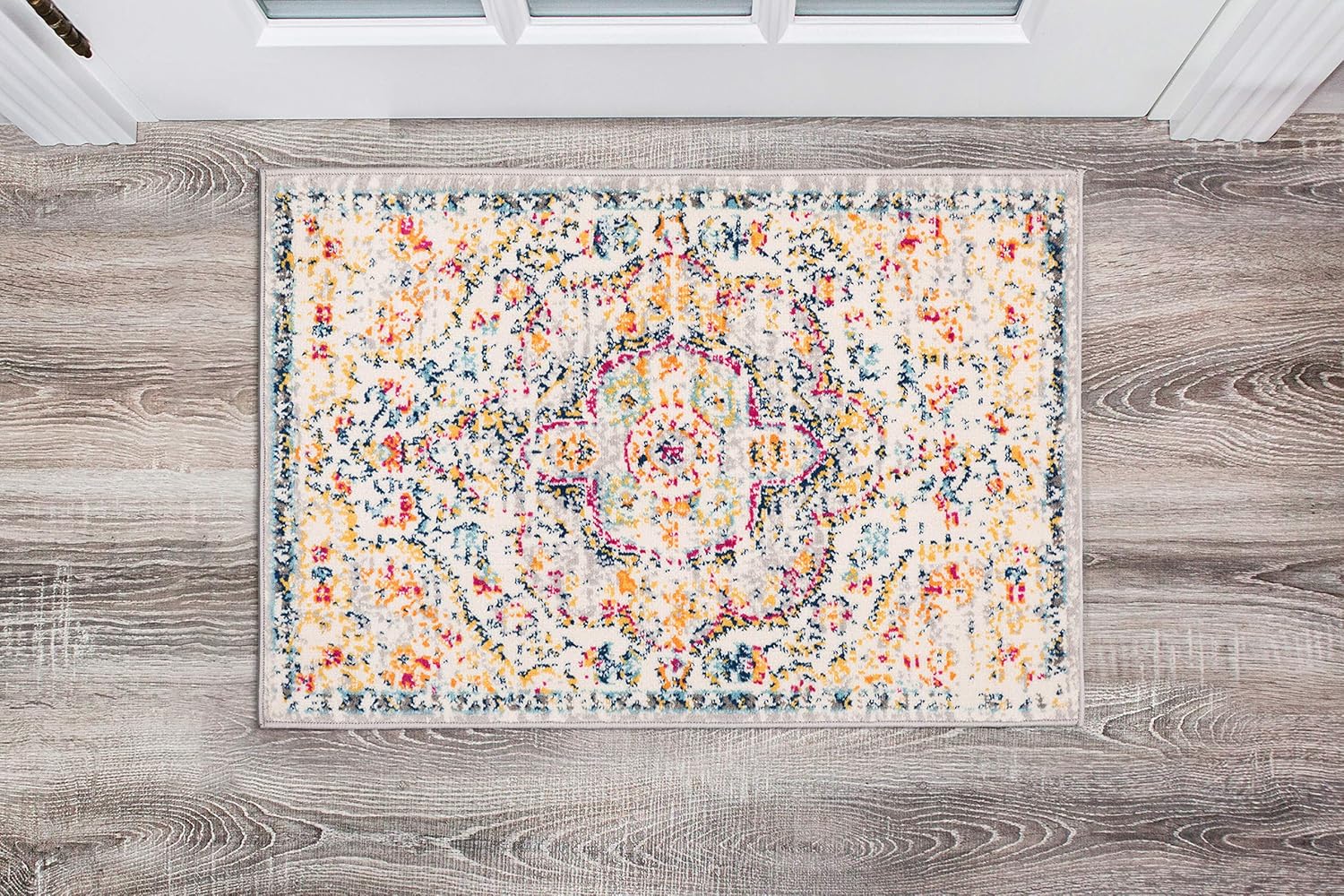 Rugshop Vintage Distressed Bohemian Area Rug 2' x 3' Gray 2' x 3' Grey