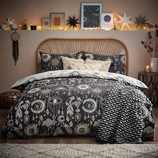 furn. Constellation Single Duvet Cover Set, Cotton, Polyester, Multi, 2 pieces