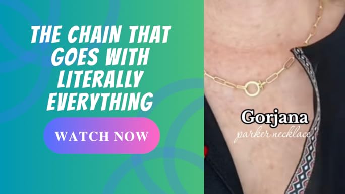 Gorjana【センスUP☆】Parker Paperclip Link Chain ネックレス Amazon.com: gorjana - Parker Mini Necklace 17 inches - 18k
