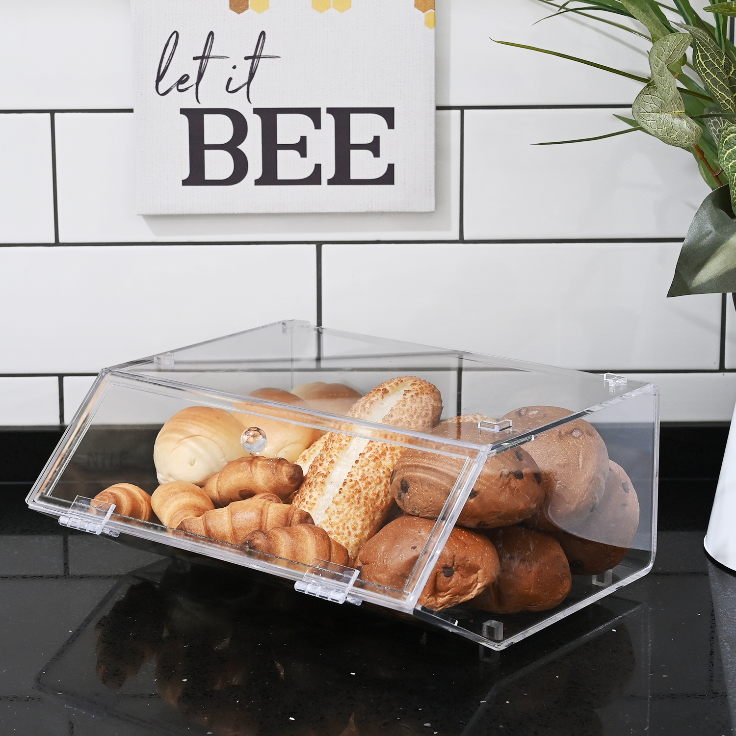 Amazon.com: Ikee Design Acrylic Stackable Bakery Case Kitchen