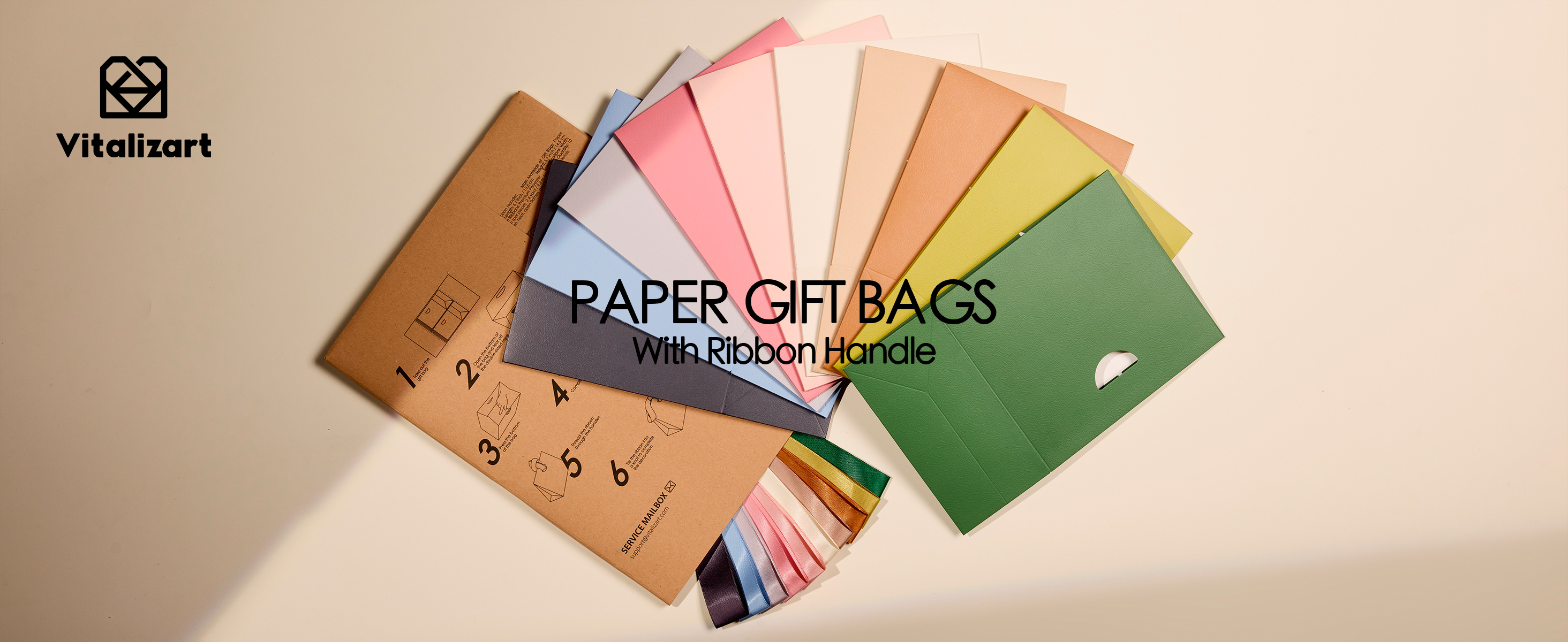 Vitalizart Paper Gift Bags With Ribbon Handles Set of 10 Pink Bulk Reusable For Gift Wrap Girls Kids Birthday Bridal Shower Party Favors Goodie Bags Candy Christmas 6.1"x2.95"x5.71" Mini
