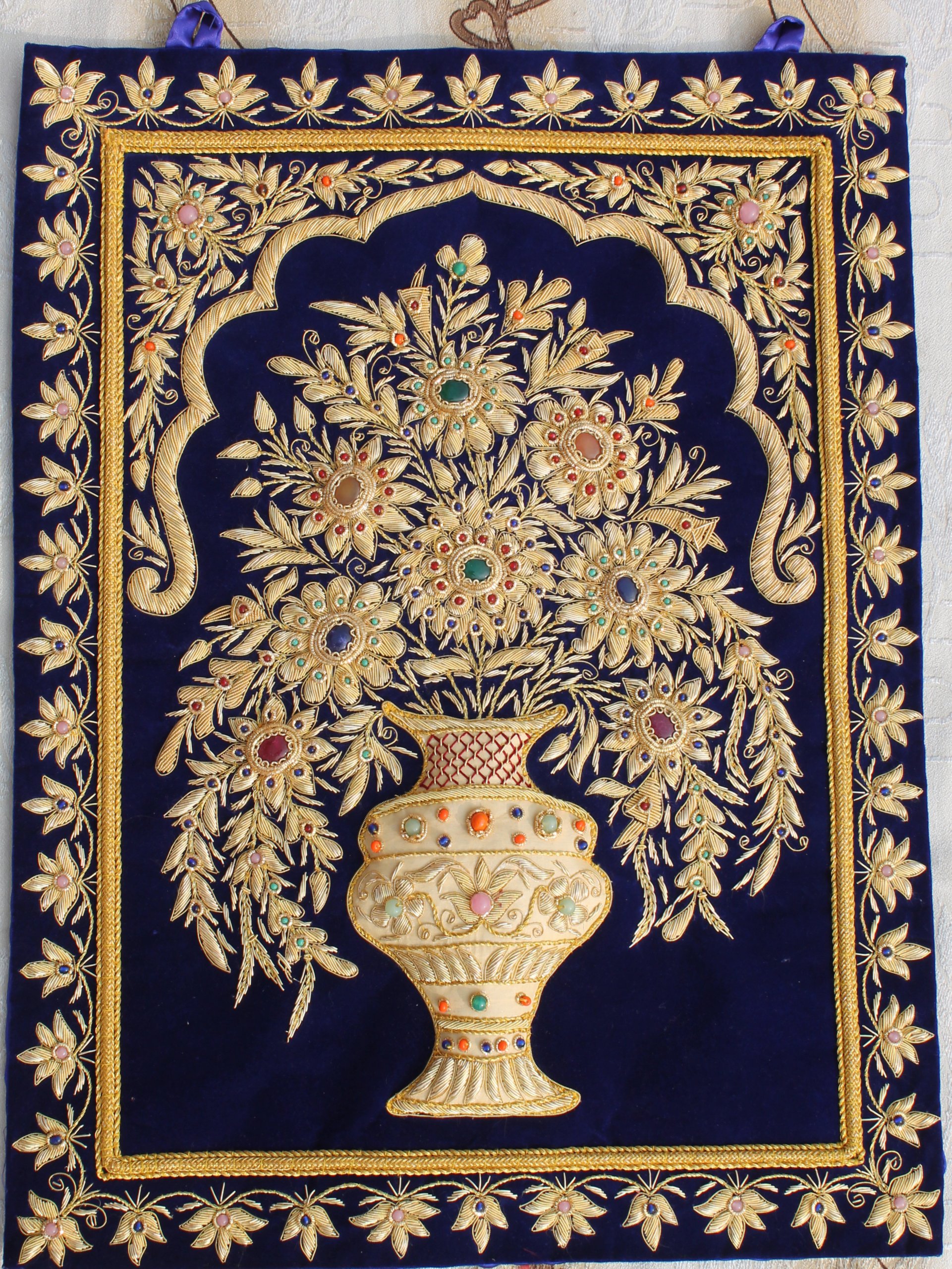 StonKraft Stone Silk Copper Decorative Wall Hanging (18 x 24 inch, Multicolour)