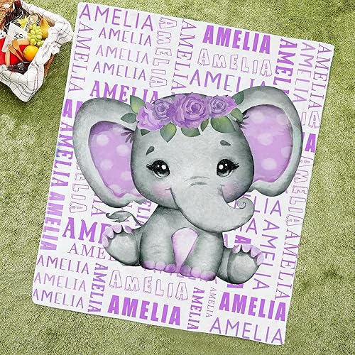 Miniatura 10 de Custom Name Blanket Throw Personalized Blanket for Kid with Names Customized Blanket with Name for Baby,Custom Blanket,Gift for Birthday Letter