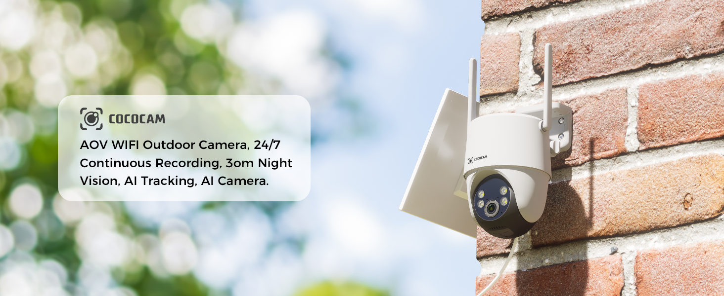 Amazon.com : COCOCAM 24/7 Recording AOV WiFi Security Camera