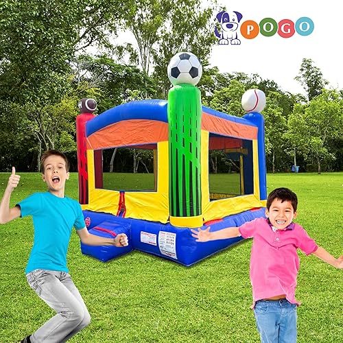 Miniatura 6 de Crossover Rainbow Sports - Casa inflable de rebote  13 x 12 x 13 pies  Gran unidad inflable de castillo para niños  Casa de rebote de fiesta al aire