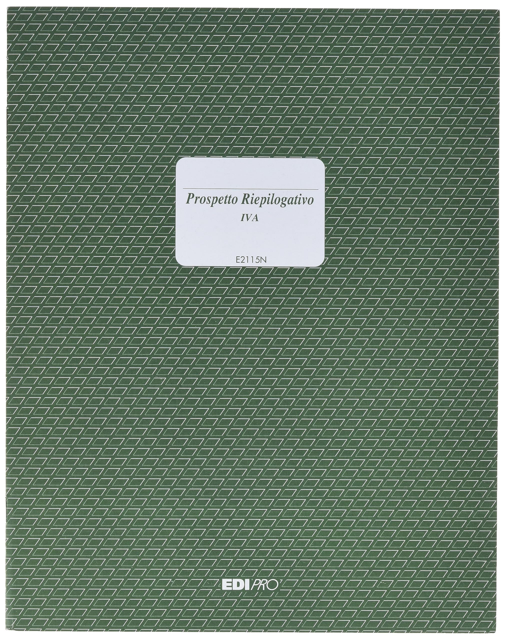 EDIPRO - E2115N - Summary statement of purchases and VAT charges for sports associations f.to 31x24,5