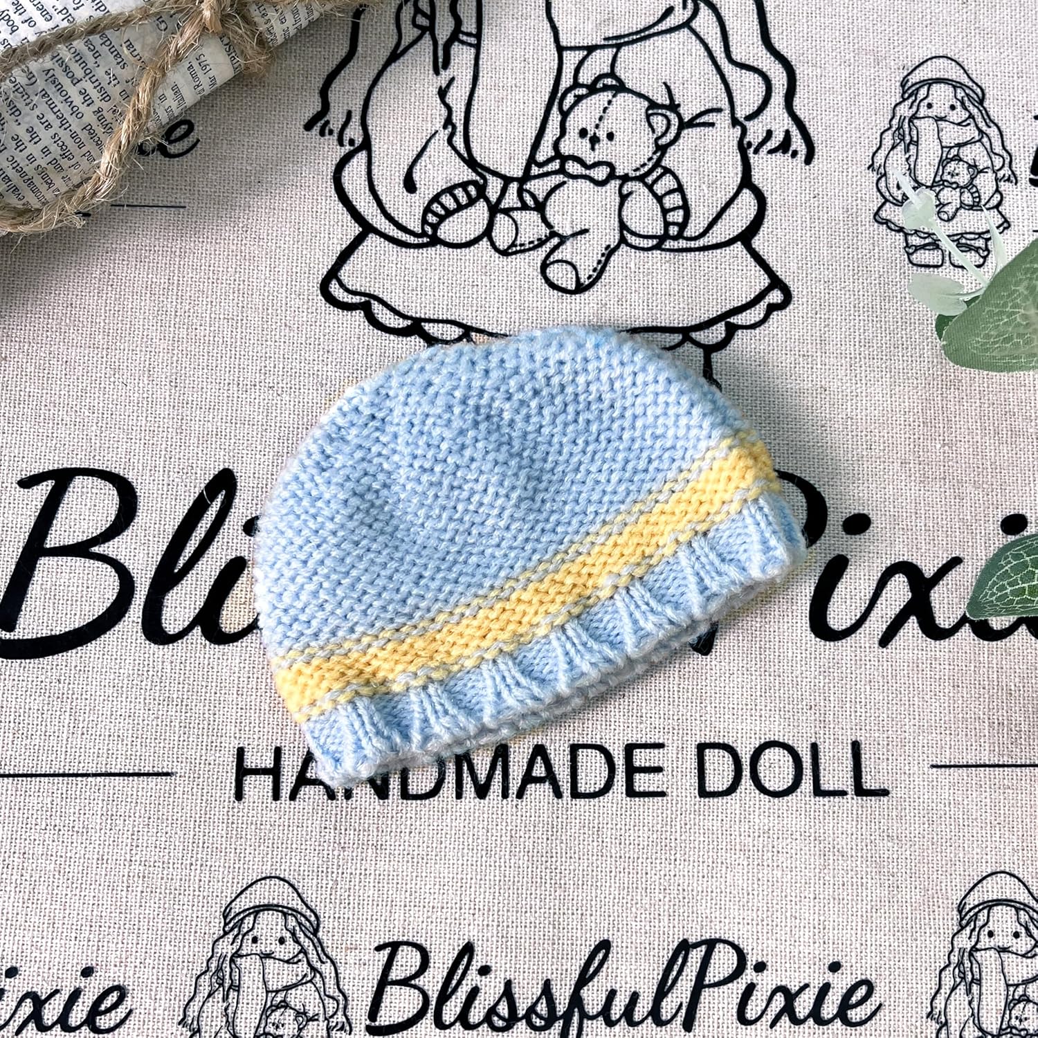 BlissfulPixie Handmade Waldorf Doll Clothes 12 inch Clothing Set with Pretty Box Girl Christmas Birthday Present-Dorothy's Clothes Accessories