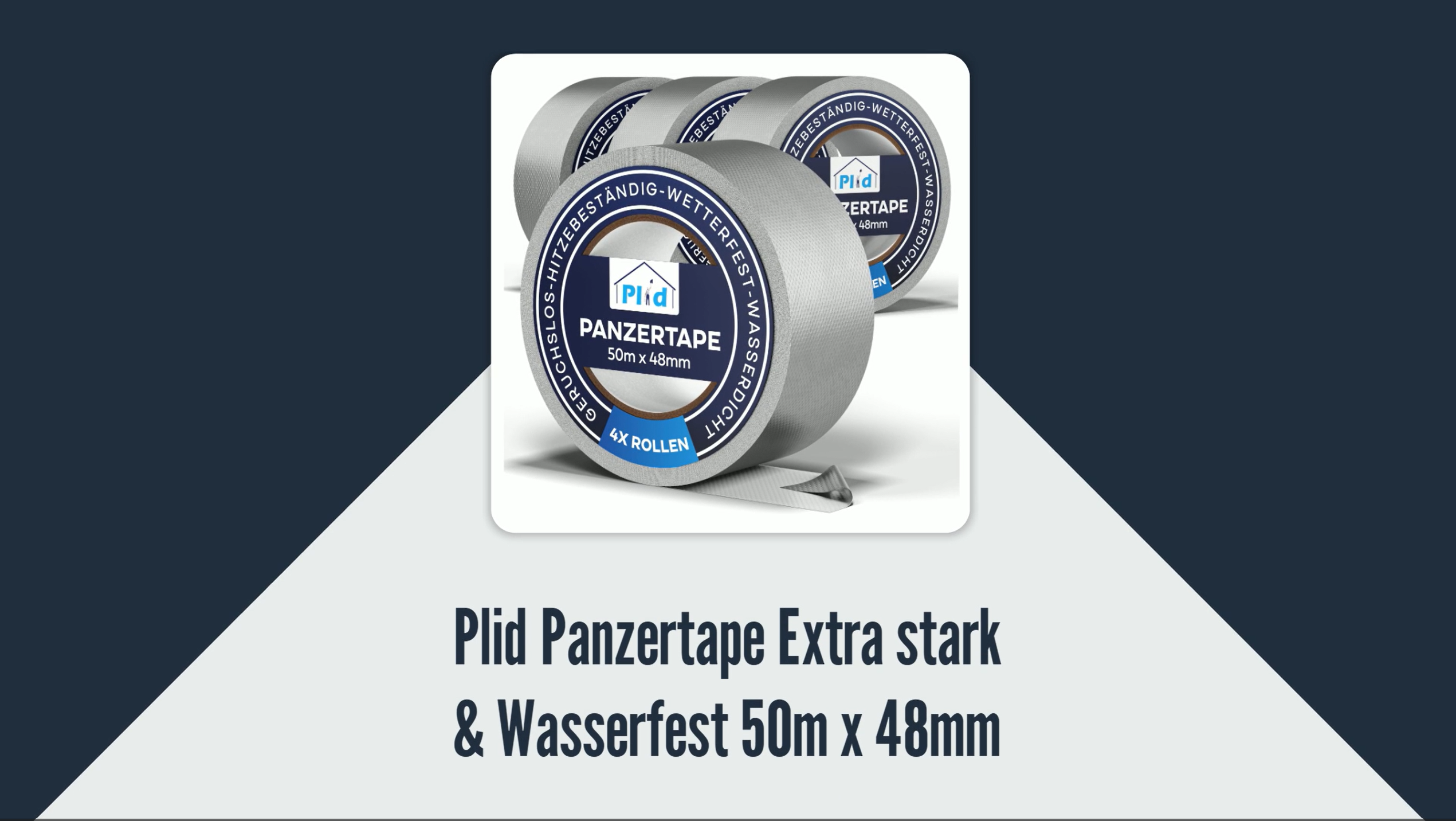 1x Schwarz 48mm X 20m Gewebeband 180µm Paketband Panzerband Panzertape
