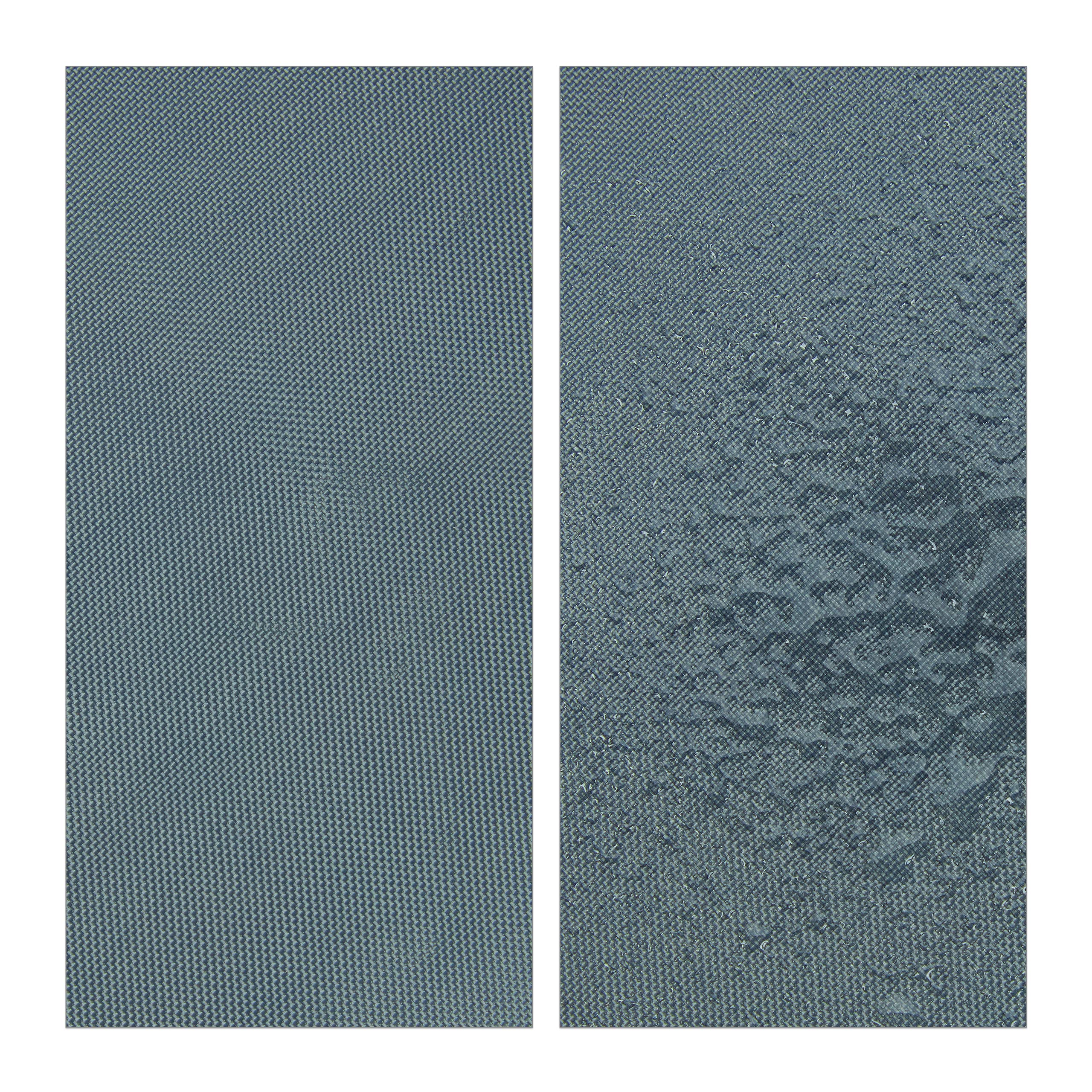 relaxdays Voile d’ombrage rectangulaire, imperméable, Anti-UV, tendeurs, terrasse, Balcon, 2x3 m, Gris