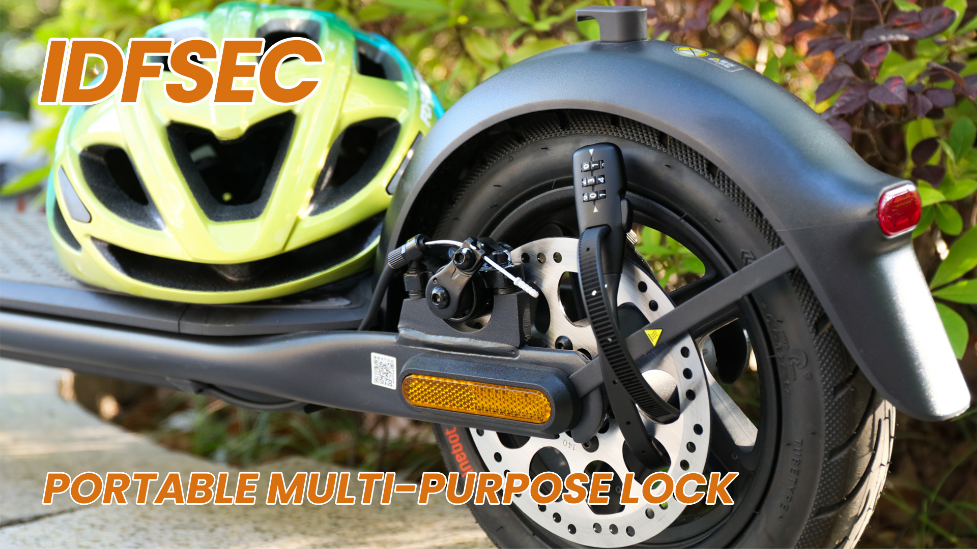 Adjustable Zip Tie Lock With 3-Digit Combination - Heavy Duty Cable Lock For Bikes, Scooters, Gates & Cabinets (2 Pack)