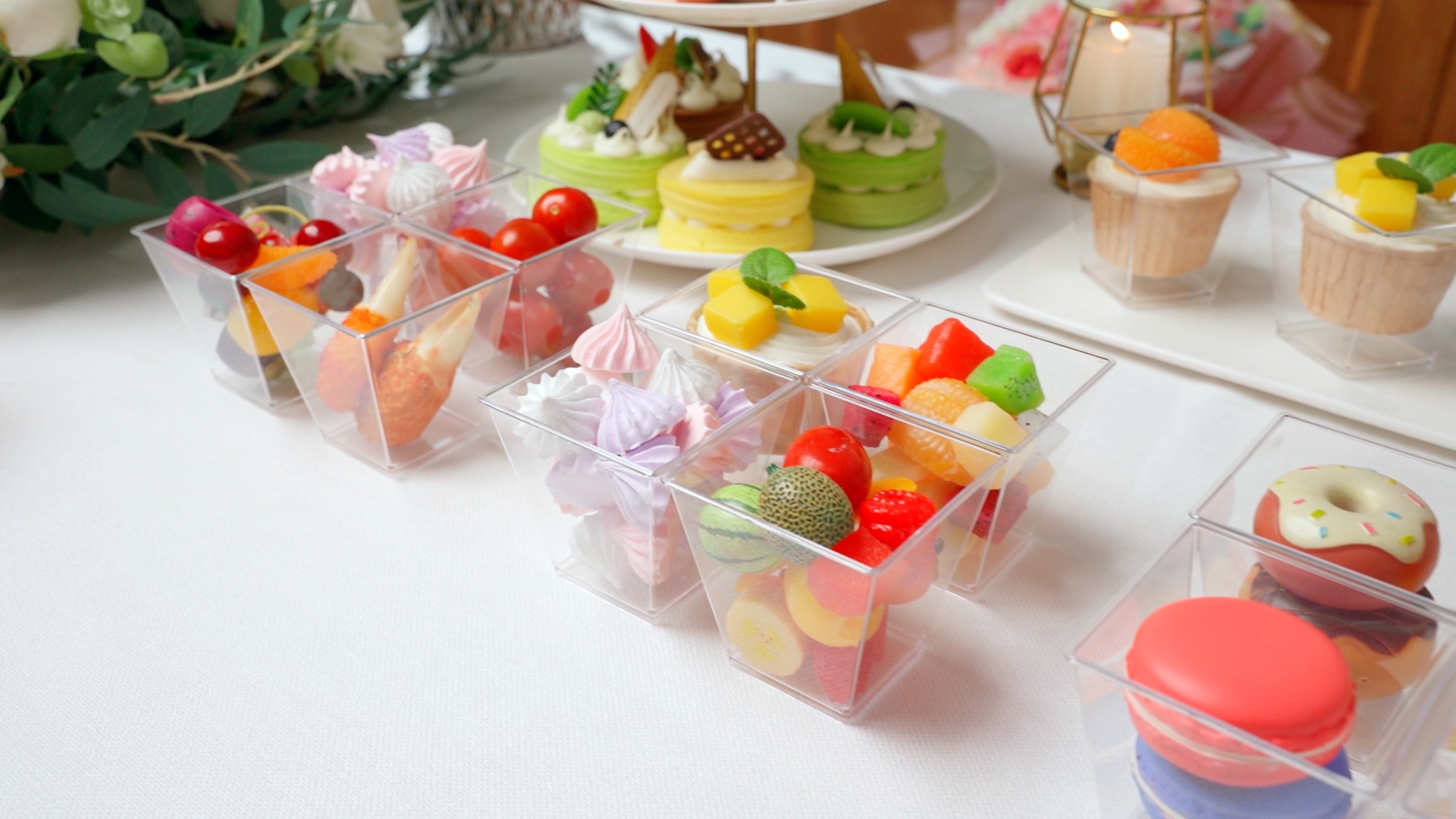 Amazon.com: Zubebe 150 Pcs 8 OZ Square Plastic Cups Clear Dessert