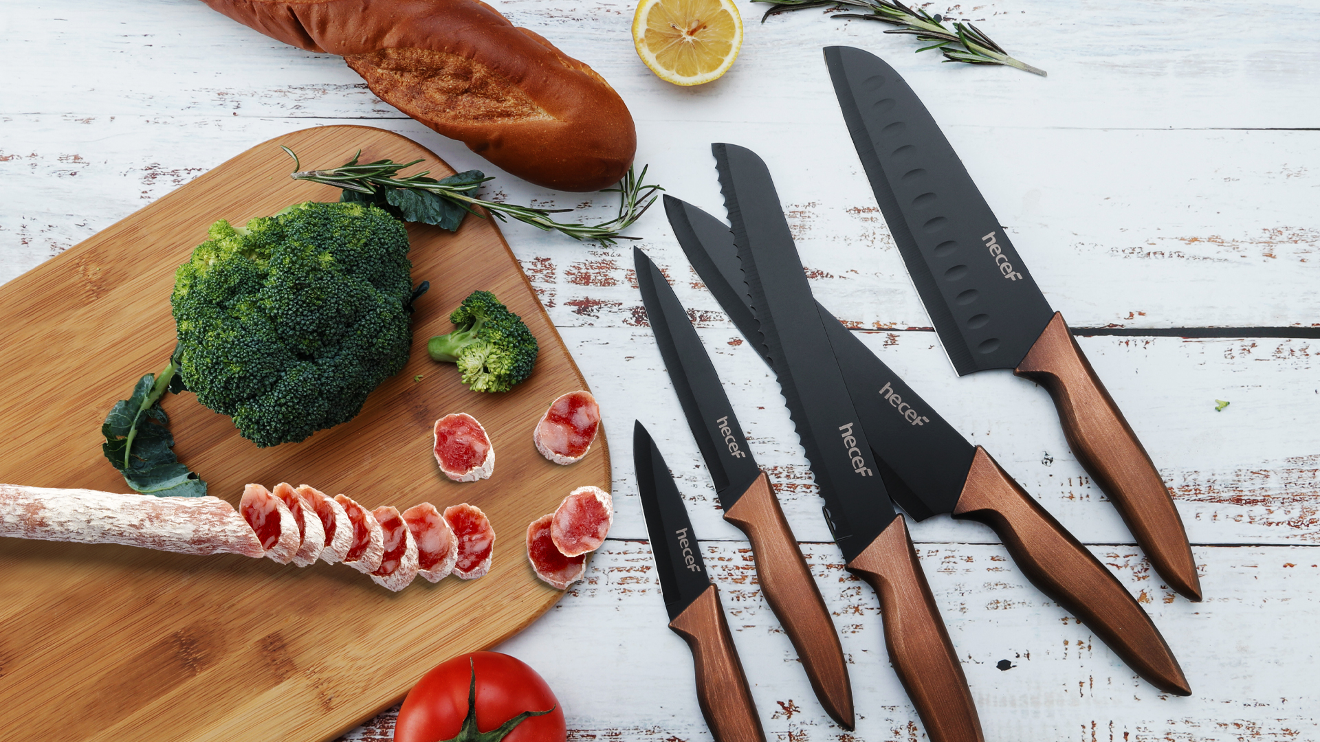 Icel coltello tranciante professionale acciaio inox nero 20 cm - Quisquilie... però utili