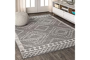 JONATHAN Y Medium Pile Traditional Rug - 5 x 8, Gray,cream