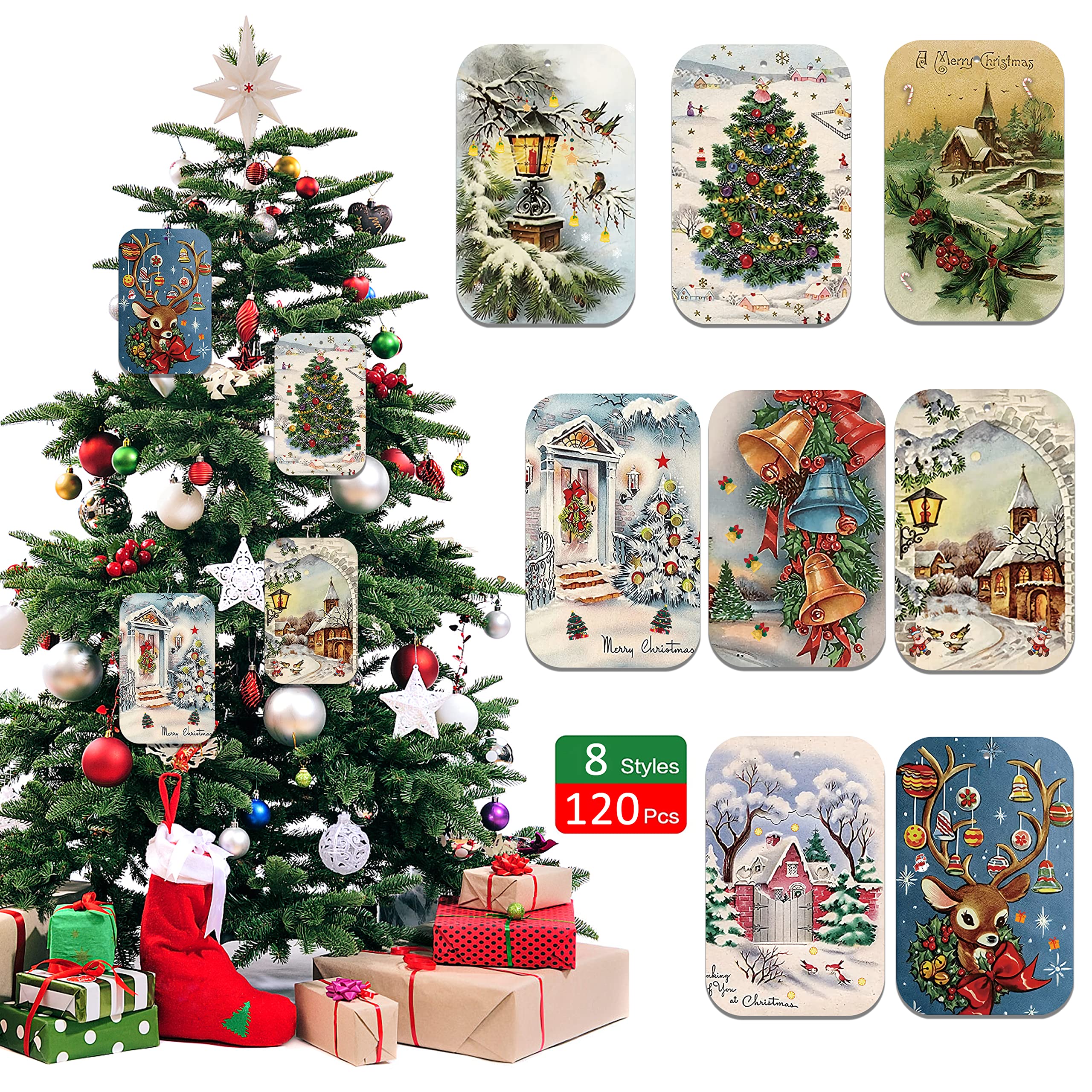 Étiquettes De Cadeau - Non Spécifié - 100 Pièces - Papier Kraft