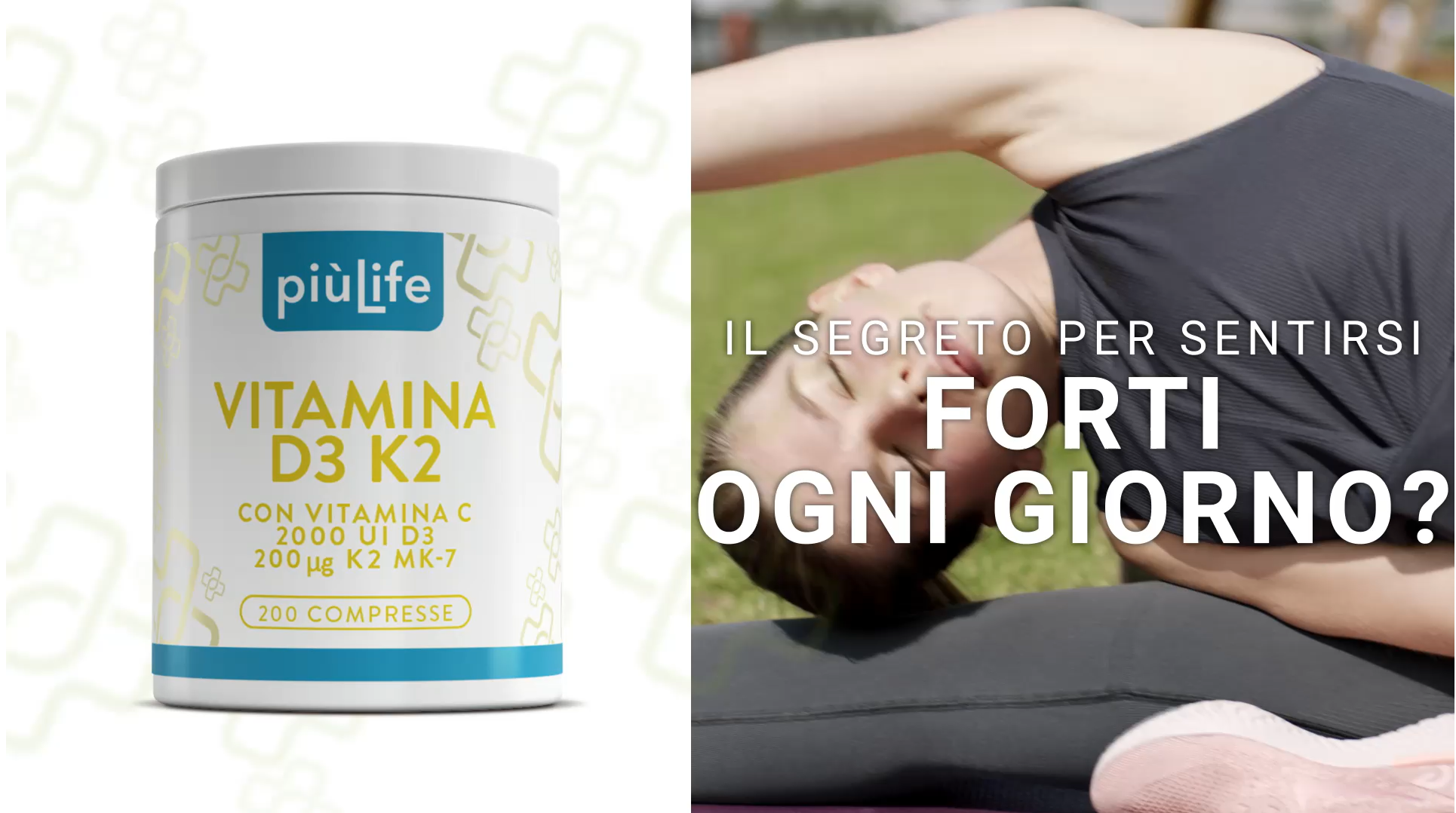 Vitamina D3 10000 UI + K2 MK7 200mcg - 365 Capsule - Ossa Forti - Foto 4