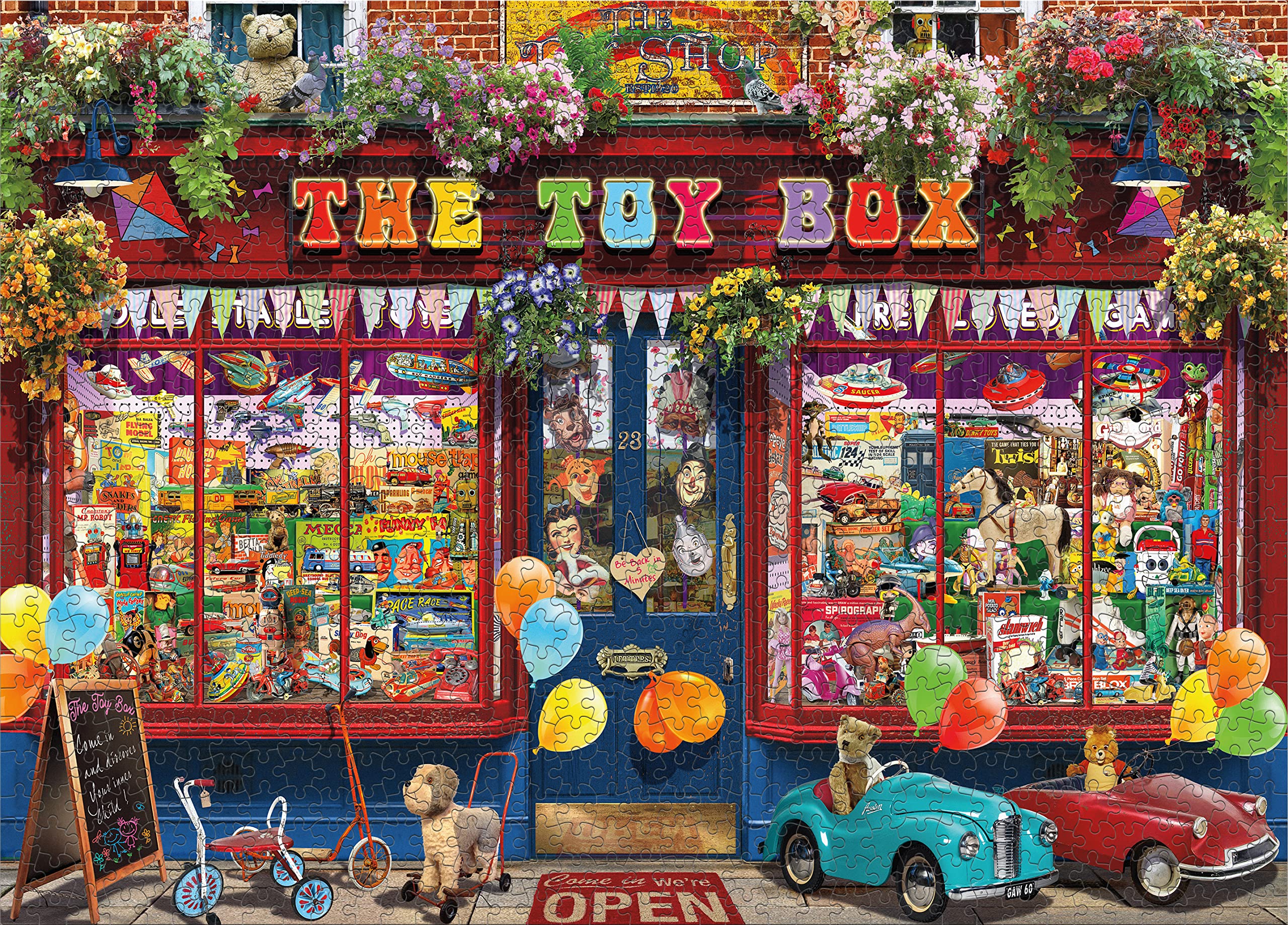 Ceaco - Shop Windows - Toy Box - 1000 Piece Jigsaw Puzzle