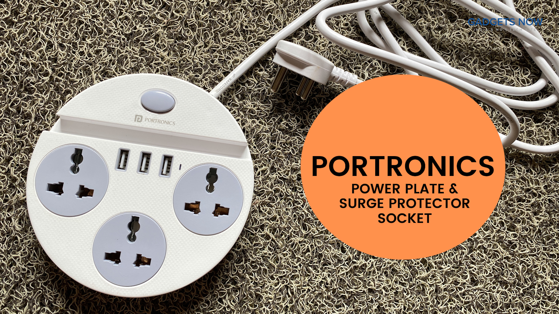 Portronics Power Plate 5 Surge Protector Socket