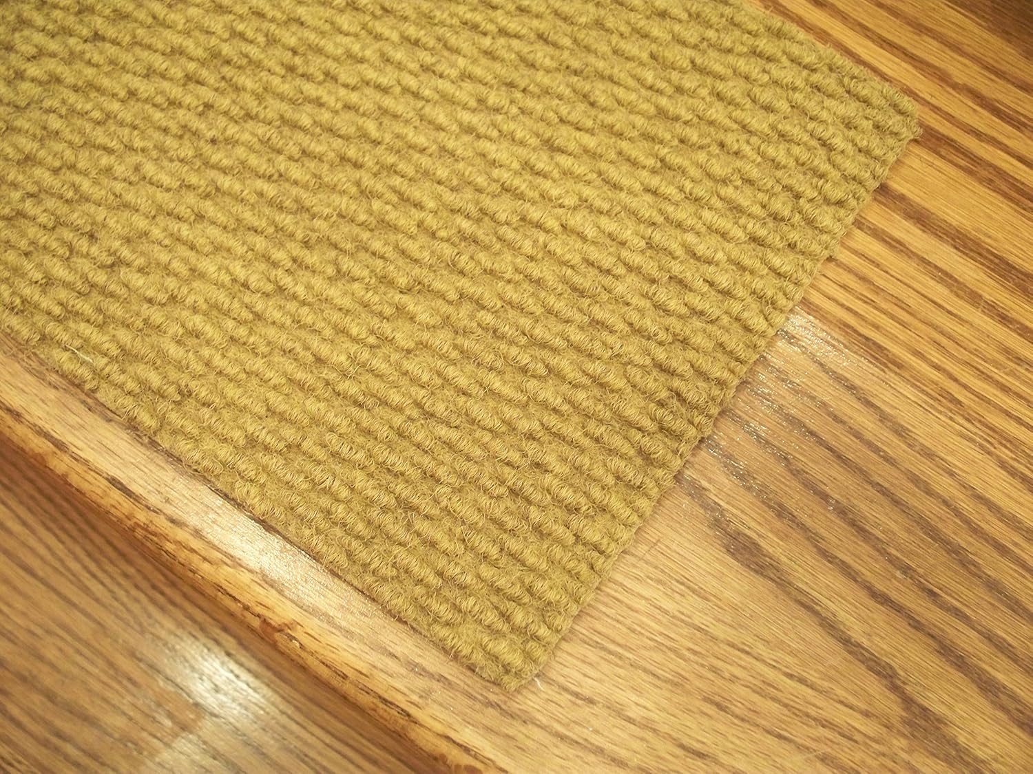Essential Carpet Stair Treads - Style: Berber - Color: Natural - Size: 24" x 8" - Set of 13