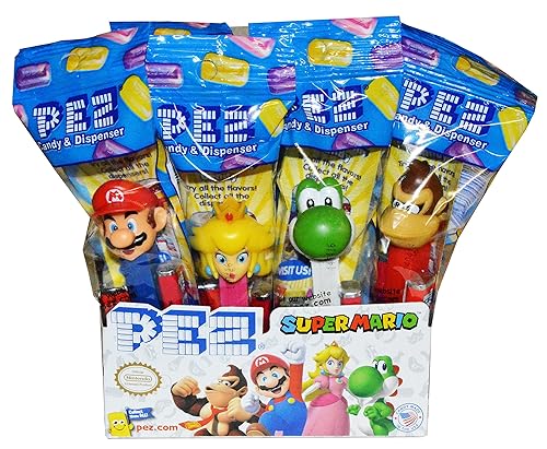 Dispensadores Pez Nintendo Super Mario (paquete de 12)