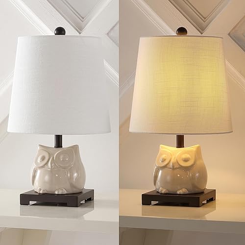 Miniatura 5 de JONATHAN Y JYL3014B Justina - Minilámpara led de mesa de 16 pulgadas, de cerámica, para casa de campo, dormitorio, sala de estar, oficina,