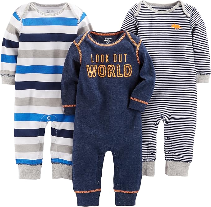 Simple Joys by Carter's Tute Bimbo 0-24, Pacco da 3 : Amazon.it:  Abbigliamento