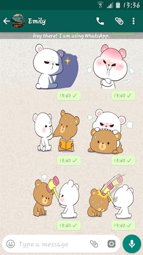 Lovely Bears Stickers For Whatsapp - WASticker