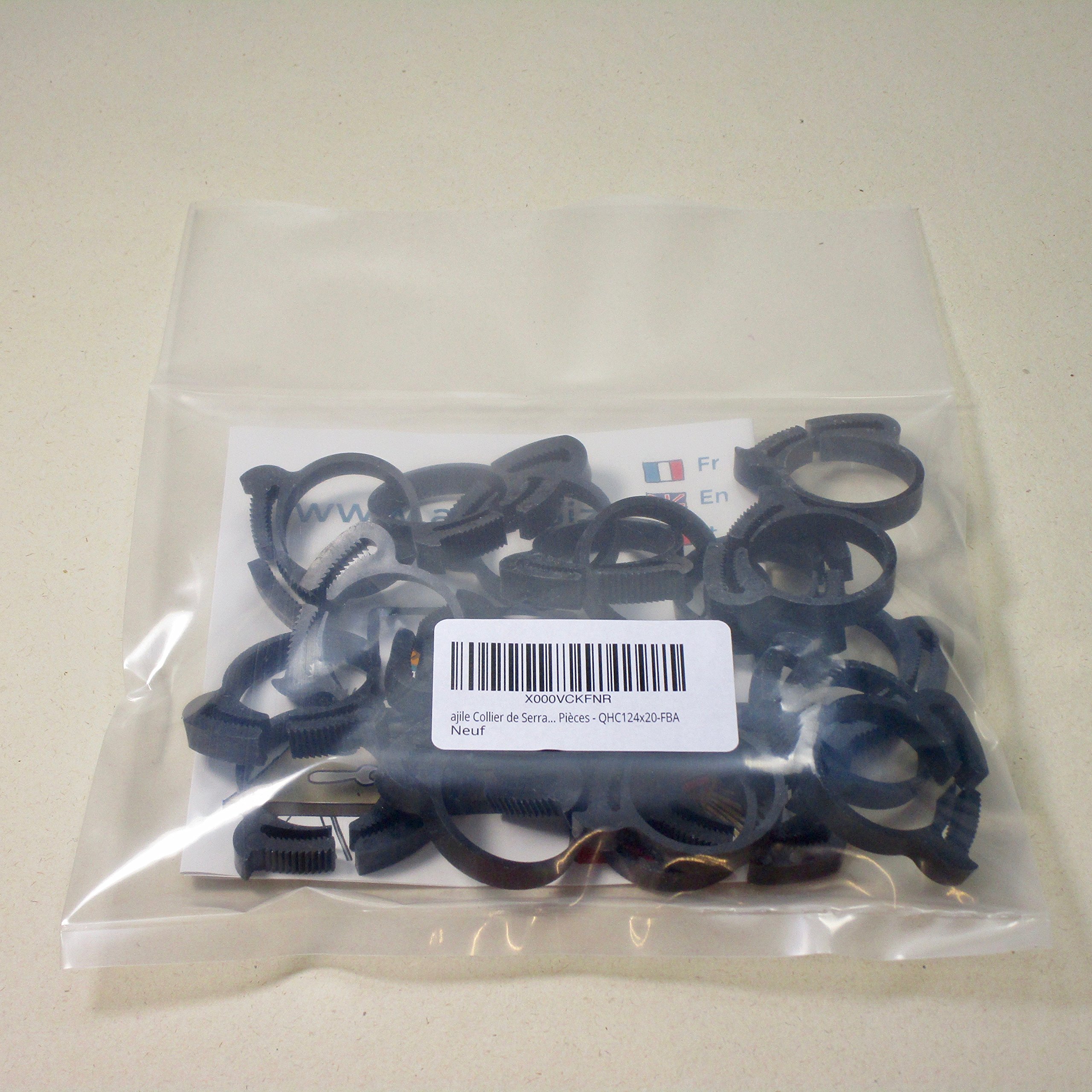 Ajile Kunststoff-Schlauchschellen – 20 Stück Für Schläuche, Kabel & Rohre