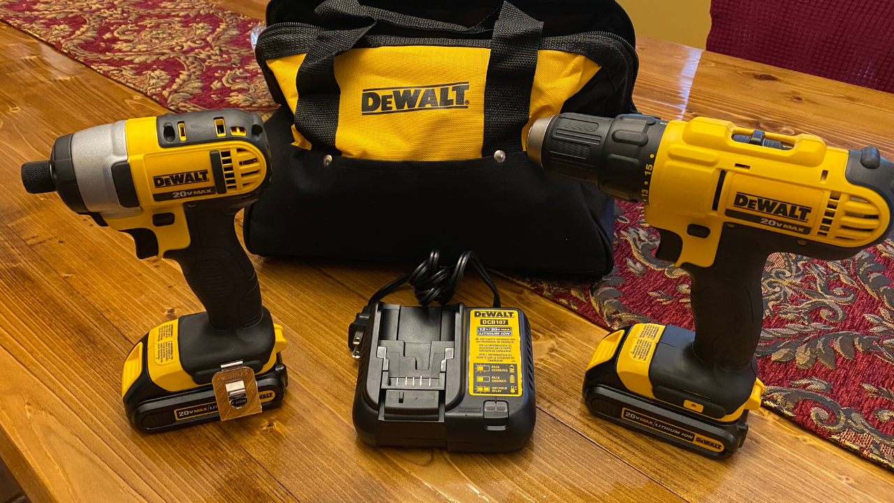 Watch DEWALT 2 Drill Combo with Charger and Bag on Amazon Live