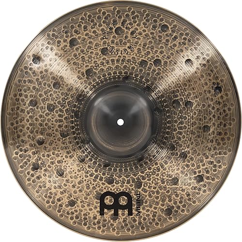 Meinl Cymbals Pure Alloy Custom - Choque martillado extrafino de 20 pulgadas, bronce ahumadoacabado brillante, fabricado en Alemania (PAC20ETHC)